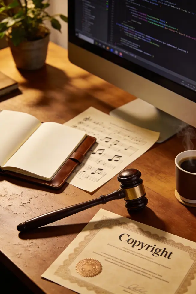 Patents protect inventions and designs; this chapter highlights types and landmark cases like design patents and cross-border issues.