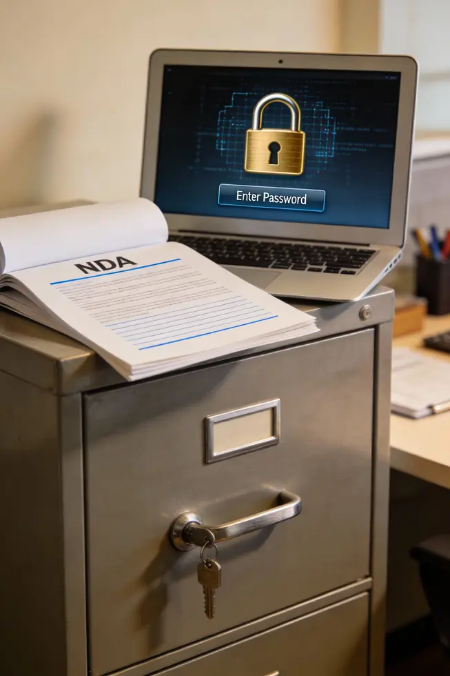 Patents protect inventions and designs; this chapter highlights types and landmark cases like design patents and cross-border issues.